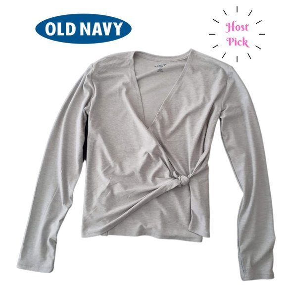 NEW Old Navy Cross-Front Long Sleeve Girls Top XL - Picture 2 of 11